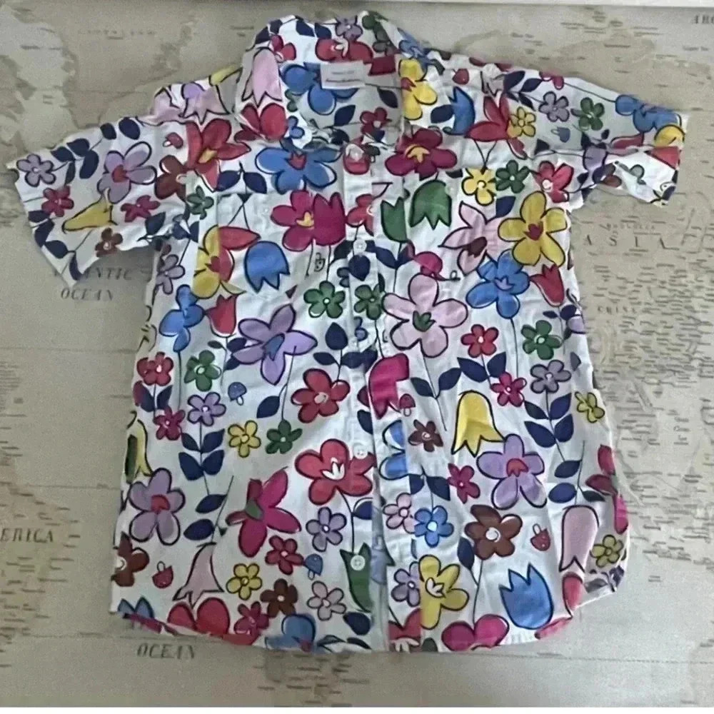 Hanna Andersson Size 8 Floral
Button Down